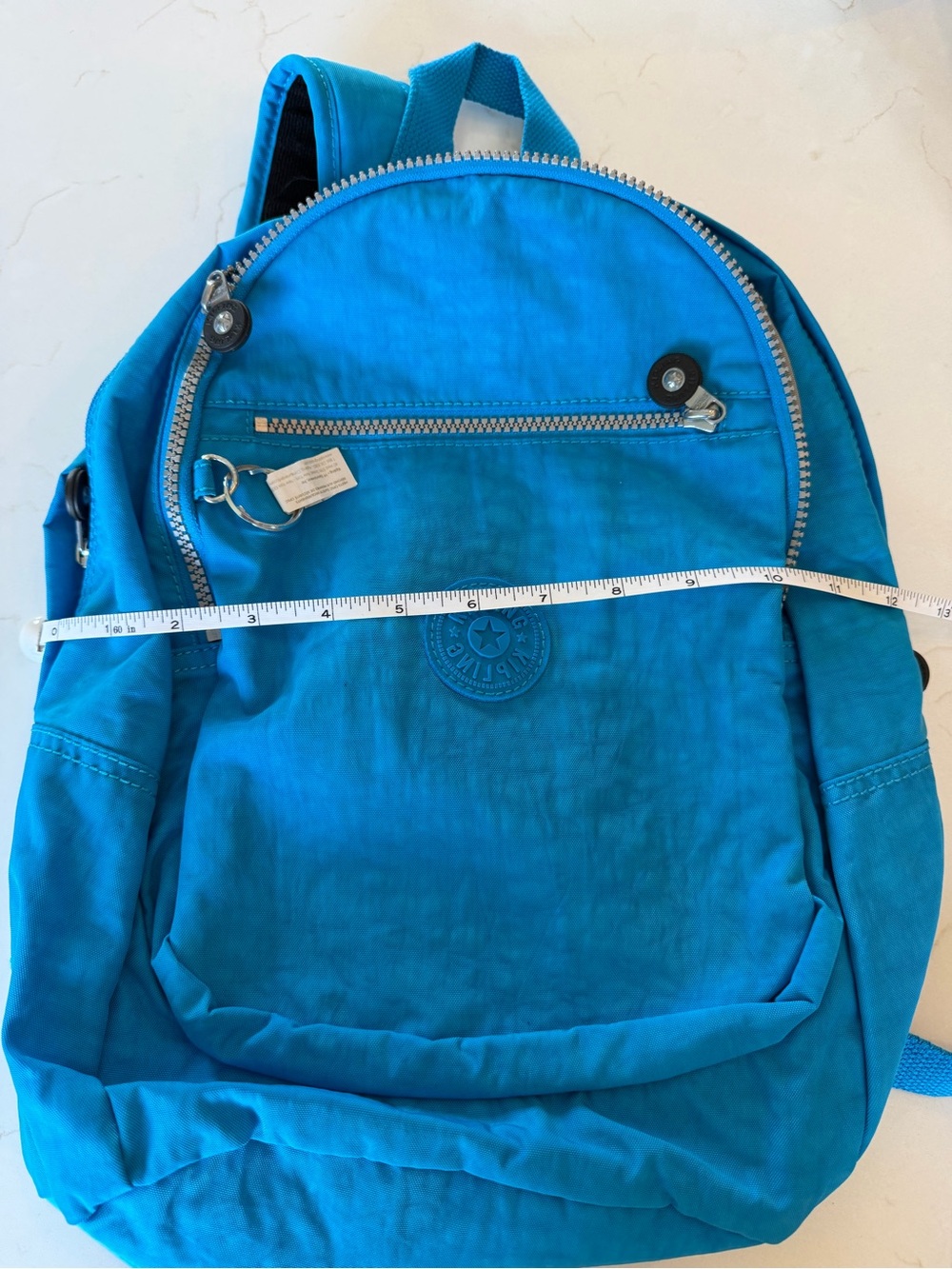 NWT Kipling Vibrant Teal Backpack - Zipper Organization 0SFA - Picture 14 of 15